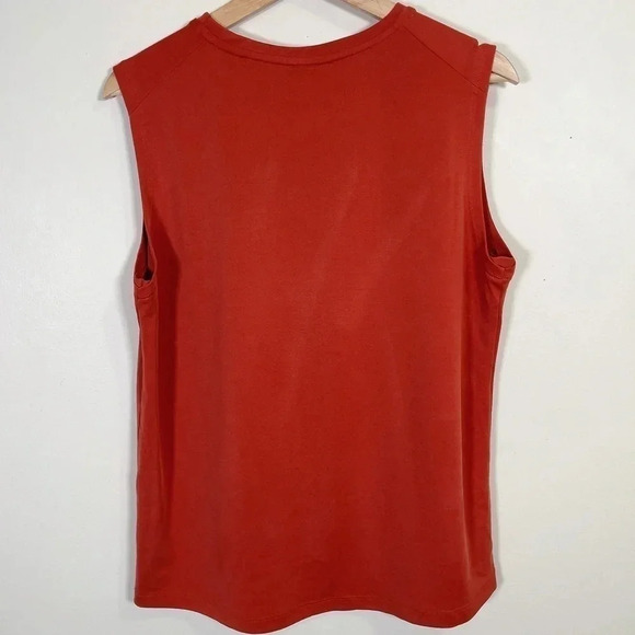 FRANK AND OAK| ESSENTIAL TANK TOP IN BRICK COLOR - Picture 10 of 10